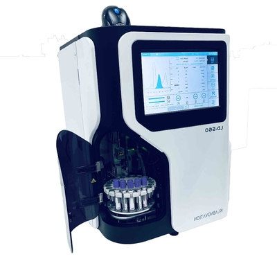 เครื่องวิเคราะห์ HbA1c อัตโนมัติสำหรับการทดสอบ Hba1c ด้วยชุดรีเอเจนต์ 600T