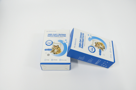ชุดตรวจการกลายพันธุ์ของน้ำลาย ชุดทดสอบตัวเอง SARS-CoV-2 Ag Rapid Test ส่วนบุคคล