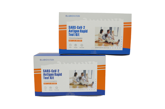 White Universal COV19 ชุดทดสอบแอนติเจนด้วยตนเอง 99.17% ความแม่นยำสูง