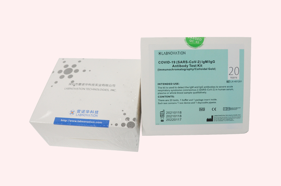 Labnovation CoV-19 IgG IgM Rapid Anti Body Test Kit 1 หยด 20ul