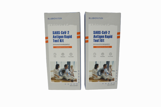 ชุดทดสอบ Rapid Test ชุดทดสอบ Antigen ของ COVID-19 อย่างรวดเร็ว 99.30% CoV-19 Nasal Swab Antigen Rapid Self Test Kit ใช้งานง่าย