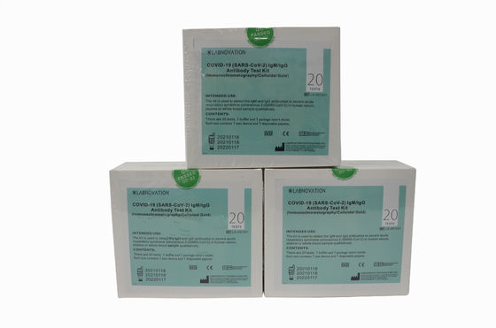 ชุดทดสอบแอนติบอดี Rtk แบบมืออาชีพ 20 แบบใช้แล้วทิ้ง IgG / IgM