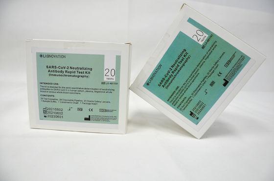 ขั้นตอนเดียว 2019 Ncov Neutralizing Antibody ชุดทดสอบสำหรับการประเมินผลการฉีดวัคซีน