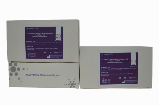 ISO13485 NS NP OP ชุดทดสอบไข้หวัดใหญ่ AB 90% ความจำเพาะ