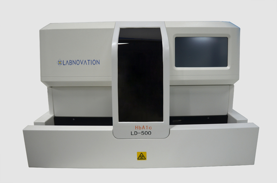 เครื่องวิเคราะห์การทดสอบ HbF HbA1c ทางการแพทย์อย่างรวดเร็ว 15ul เครื่องวิเคราะห์ฮีโมโกลบินอัตโนมัติ
