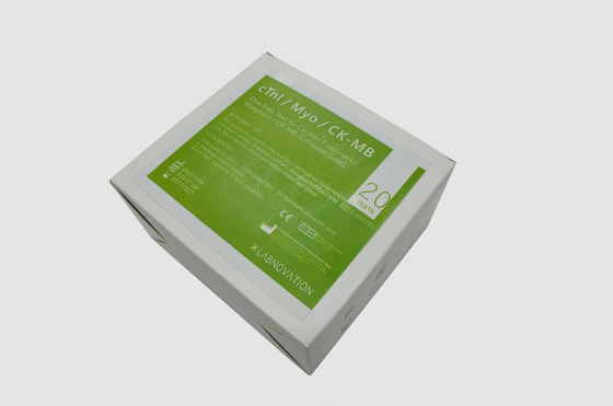 ชุดทดสอบ CTnI Myo CK MB ขั้นตอนเดียว Myoglobin Cardiac Troponin I Rapid Test Kit