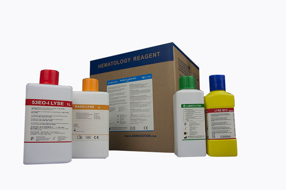 คุณภาพ  3 Part Diff Hematology Analyzer Reagents For Swelab AC970 AC920 AC910E โรงงาน