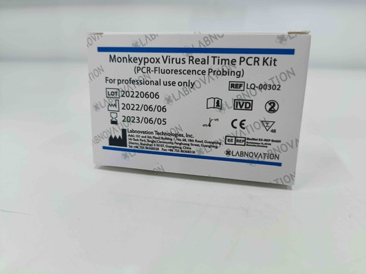 Monkeypox Virus PCR Rapid Test Kit เรียลไทม์สำหรับตัวอย่างเซรั่ม Lesion Exudate ของมนุษย์