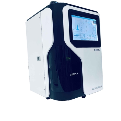 เครื่องวิเคราะห์โลหิตวิทยาอัตโนมัติอัจฉริยะเครื่องวิเคราะห์ทดสอบ HPLC HbA1c อัตโนมัติเต็มรูปแบบ