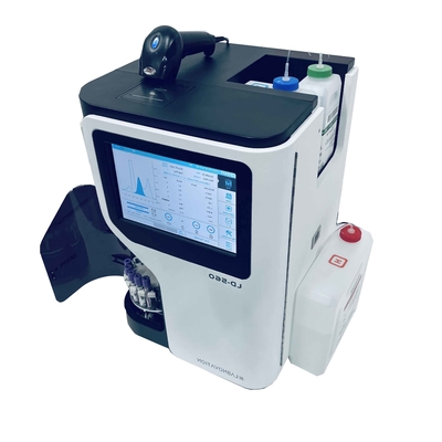 เครื่องวิเคราะห์ HbA1c เครื่องวิเคราะห์ HPLC HbA1c อัตโนมัติเต็มรูปแบบ เครื่องควบคุมเบาหวาน
