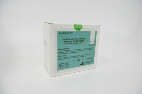 ชุดตรวจหาแอนติบอดีทำให้เป็นกลางอย่างปลอดภัยปราศจากเชื้อ ISO13485