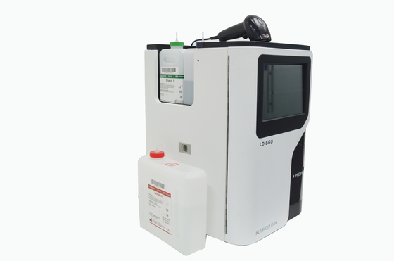 เครื่องวิเคราะห์การทดสอบ HbA1c 90 วินาที 420nm HbA1c อุปกรณ์โลหิตวิทยาแบบโมดูลาร์เต็มรูปแบบ