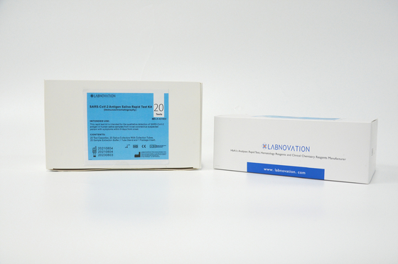 ชุดทดสอบแอนติเจนน้ำลายเร็ว 15 นาที Universal Ag Rapid Test Device