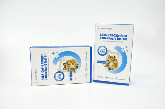 CoV-2 Persnoal Saliva RTK ชุดทดสอบหน้าแรก Single Pack Self Test