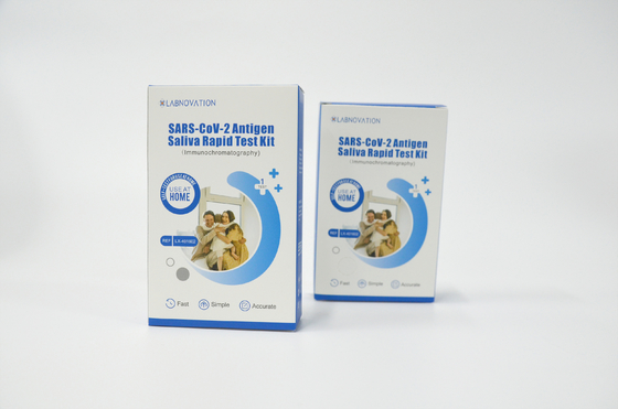 ชุดทดสอบน้ำลายที่บ้านชุดเดียว ISO 9001 สำหรับการตรวจสอบรายวัน
