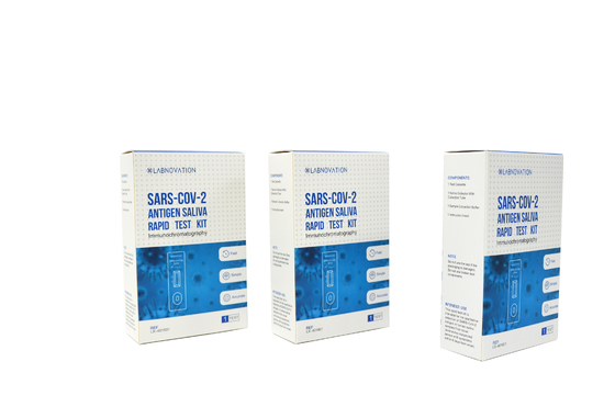 ISO13485 Labnovation ชุดทดสอบแอนติเจนในน้ำลาย 1 ชุดทดสอบแอนติเจนอย่างรวดเร็ว