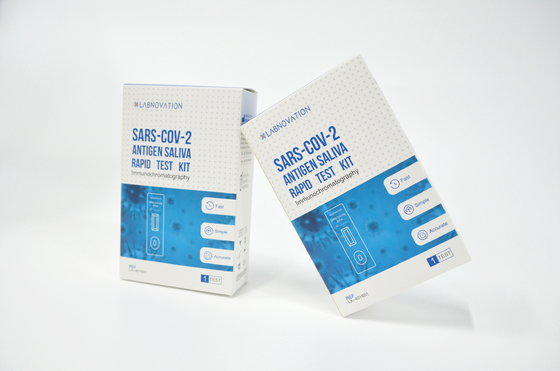 1 แพ็ค SARS-CoV-2 ชุดทดสอบแอนติเจนในน้ำลาย ไม่ต้องใช้อุปกรณ์
