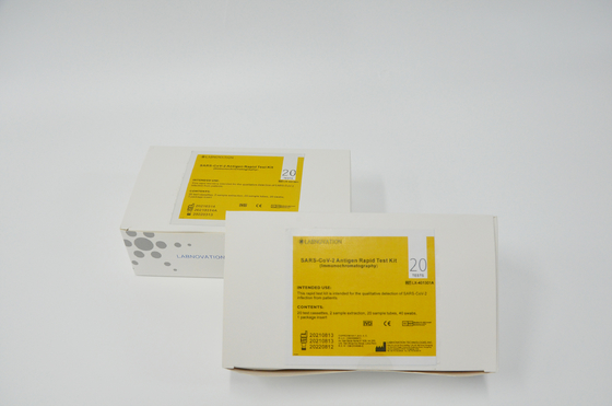Oropharyngeal 98.04% Sensit Rapid Antigen Kit การทดสอบ Labnovation ระดับมืออาชีพ