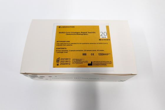 Labnovation SARS-CoV-2 Antigen Rapid Test Kit การตรวจจับเชิงคุณภาพขั้นตอนเดียว