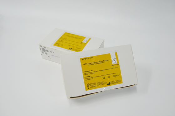 Oropharyngeal 98.04% Sensit Rapid Antigen Kit การทดสอบ Labnovation ระดับมืออาชีพ