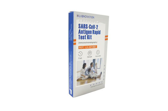 CE MSDS Nasopharyngeal Sample Antigen Self Test Kit ความแม่นยำ 99.17%