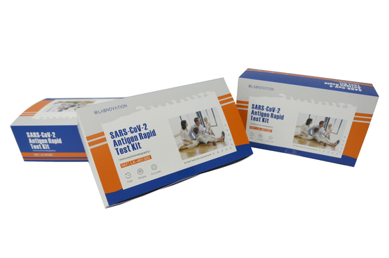 CE MSDS SARS-CoV-2 Antigen Self Test Kit 100.00% ความจำเพาะ