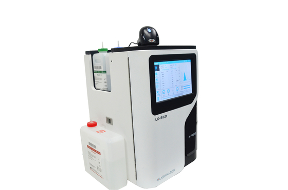 เครื่องวิเคราะห์การทดสอบโครมาโตกราฟีของเหลวประสิทธิภาพสูง HbA1c IFCC NGSP
