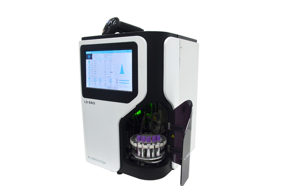 เครื่องวิเคราะห์การทดสอบ HbA1c 90 วินาที 420nm HbA1c อุปกรณ์โลหิตวิทยาแบบโมดูลาร์เต็มรูปแบบ