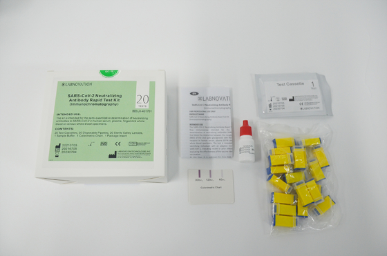One Step Covid Neutralizing Antibody Test Kit Lateral Flow Immunoassay ตั้งใจไว้