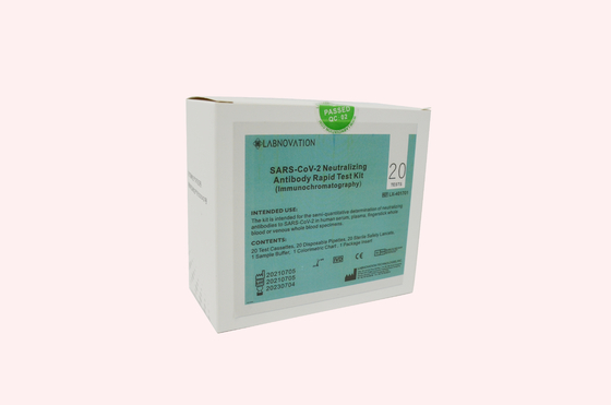 CE SARS CoV 2 ชุดตรวจหาแอนติบอดี Neutralization สำหรับการวินิจฉัยการติดเชื้อ