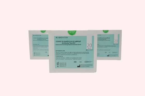 Labnovation CoV-19 IgG IgM Rapid Anti Body Test Kit 1 หยด 20ul