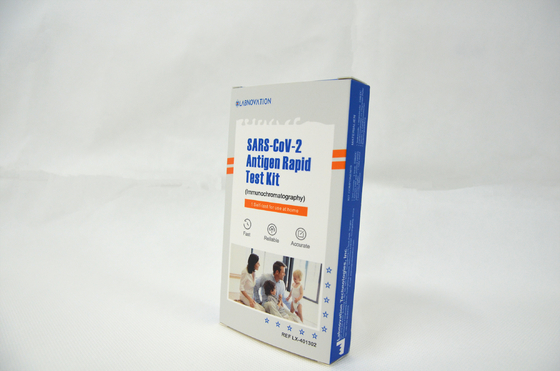 ชุดทดสอบตัวเอง SARS-CoV-2 Antigen ISO13485 ชุดทดสอบวินิจฉัยแอนติเจนอย่างรวดเร็วที่ผ่านการรับรอง