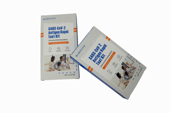 ชุดทดสอบตัวเองแอนติเจนแบบบรรจุเดี่ยวการรับรอง CE สำหรับ SARS-CoV-2