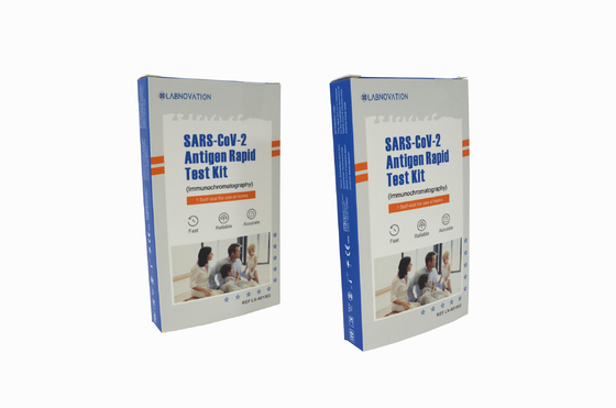 ชุดทดสอบตัวเองแอนติเจนแบบบรรจุเดี่ยวการรับรอง CE สำหรับ SARS-CoV-2