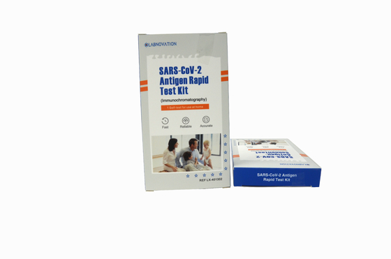 Nasal Swab SARS COV 2 Antigen Rapid Test Kit ใบรับรอง CE ใช้งานง่าย