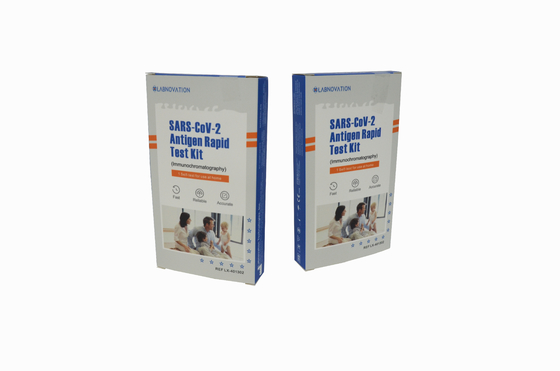 Labnovation SARS CoV 2 Antigen Rapid Test Kit ตัวอย่างจมูกสำหรับการทดสอบตัวเอง