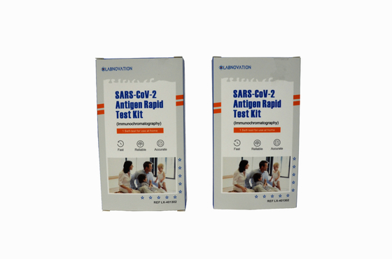 Labnovation SARS CoV 2 Antigen Rapid Test Kit ตัวอย่างจมูกสำหรับการทดสอบตัวเอง
