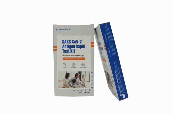 ชุดทดสอบแอนติเจนบรรจุหีบห่อเดี่ยวตรวจจับ SARS-CoV-2 Nucleocapsid CE Certificated