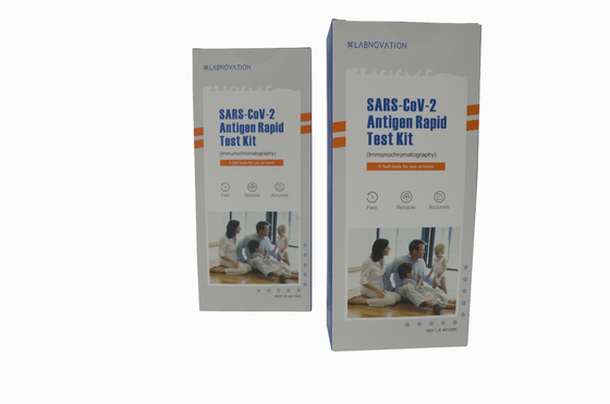 ชุดทดสอบ Rapid Test ชุดทดสอบ Antigen ของ COVID-19 อย่างรวดเร็ว 99.30% CoV-19 Nasal Swab Antigen Rapid Self Test Kit ใช้งานง่าย