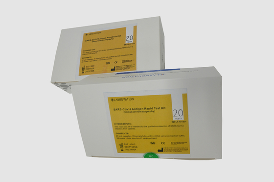 Labnovation SARS-CoV-2 Antigen Rapid Test Kit การตรวจจับเชิงคุณภาพขั้นตอนเดียว