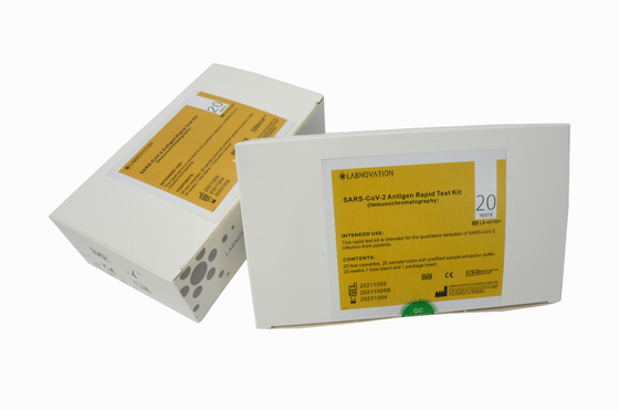 COVID-19 Antigen Rapid Test Kit อุปกรณ์ทดสอบอย่างรวดเร็วของ Antigen สเปคสูง