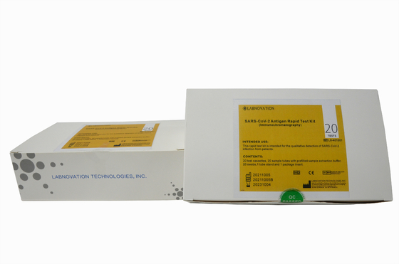 One Step Antigen Rapid Test Kit Nasal Swab ใบรับรอง CE สำหรับ SARS-CoV-2
