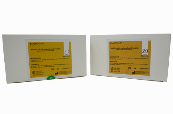 Rapid Antigen Test Kit CoV-19 Antigen Rapid Test Kit ความแม่นยำ 99% 20 การทดสอบต่อกล่อง