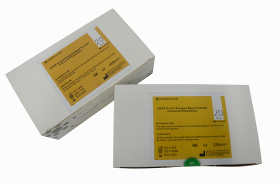Rapid Antigen Test Kit CoV-19 Antigen Rapid Test Kit ความแม่นยำ 99% 20 การทดสอบต่อกล่อง