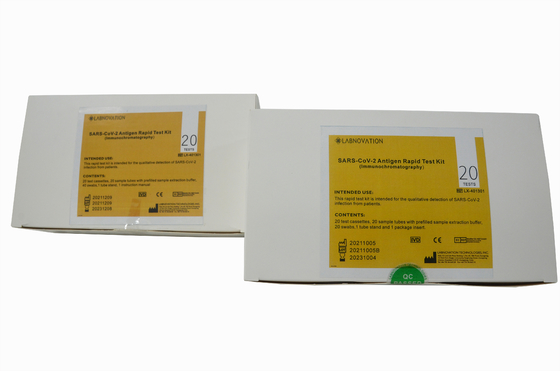 การทดสอบแอนติเจน SARS-CoV-2 Antigen Rapid Test Kit ISO13485 MSDS ใน 10-15 นาที