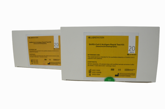 ชุดทดสอบอย่างรวดเร็ว SARS-CoV-2 Antigen ความไวสูง 99% ความแม่นยำ Professionla Use
