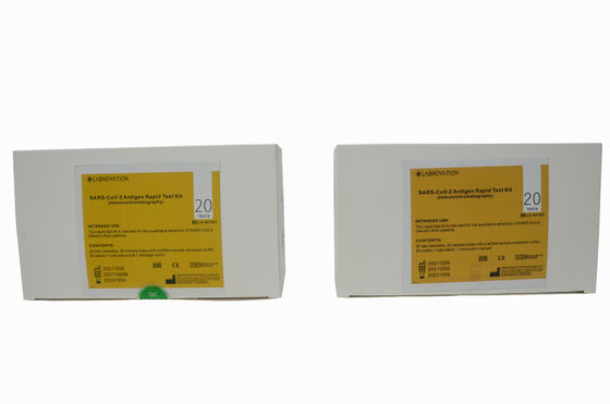 ชุดทดสอบ Rapid Antigen ชุดทดสอบ Antigen อย่างรวดเร็วของ CoV-19 ชุดทดสอบ 20 ชุดใช้งานง่ายอย่างมืออาชีพ