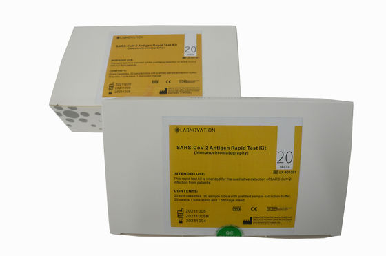 Rapid Antigen Test Kit COVID-19 Antigen Rapid Test 20Test สำหรับการทดสอบอย่างมืออาชีพ