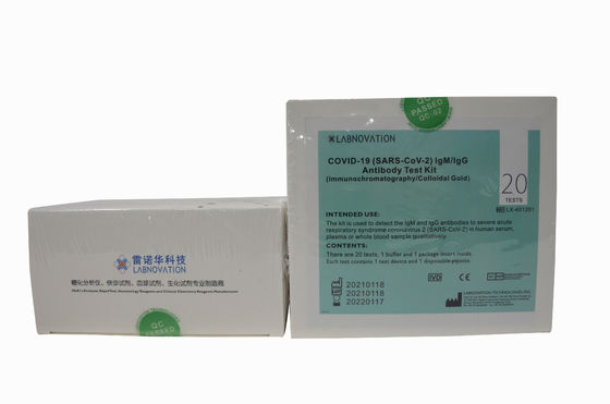 ชุดทดสอบ Ra[id Universal SARS-CoV-2 IgG IgM Antibody Rapid Test Kit ความแม่นยำ 90%