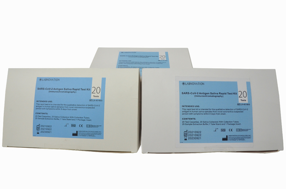Labnovation Cassette Saliva Antigen Rapid Test Kit ความแม่นยำ 98.02%